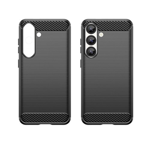 Etui Carbon Case elastyczne silikonowe na Samsung Galaxy M16 5G - czarne