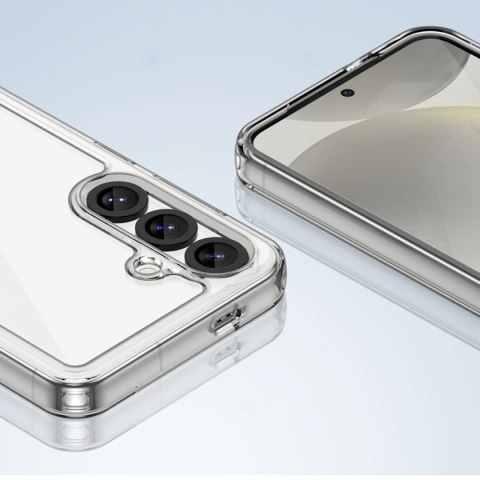 Etui Outer Space Case z żelową ramką na Xiaomi Poco F7 Pro - przezroczyste