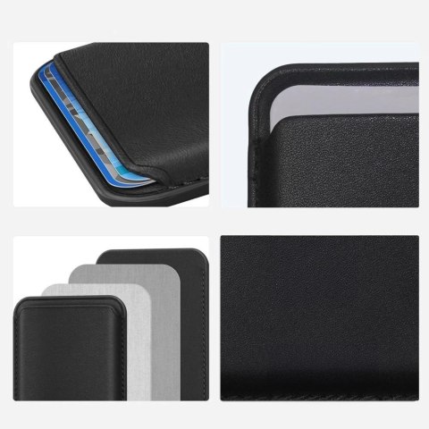 Etui Tech-Protect MagWallet Magsafe z uniwersalnym magnetycznym etui na karty lub dokumenty - czarne