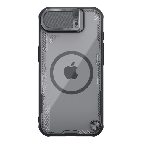 Etui Nillkin Iceblade Prop Magnetic z osłoną obiektywu i podstawką na iPhone 16e - czarne