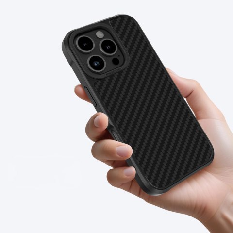 Etui pancerne AMAZINGTHING Titan Max Case z włóknami aramidowymi 1500D do iPhone 16 Pro Max - czarne