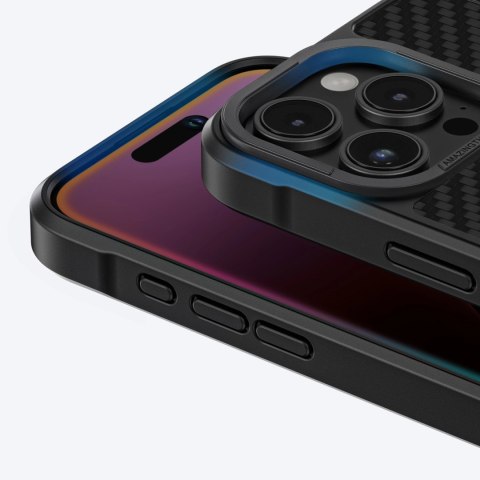 Etui pancerne AMAZINGTHING Titan Max Case z włóknami aramidowymi 1500D do iPhone 16 Pro Max - czarne