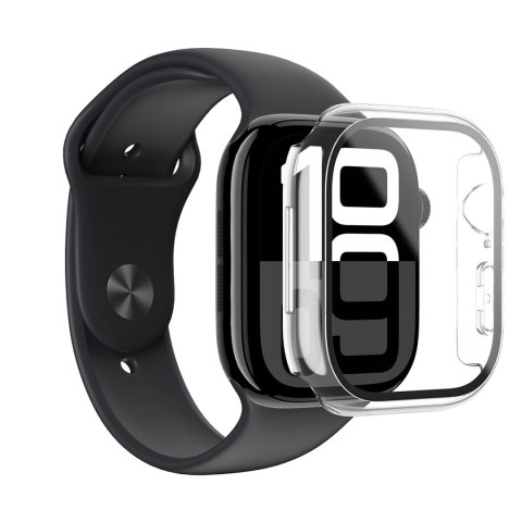 Etui ze szkłem hartowanym AMAZINGTHING Radix Glass do Apple Watch 46mm - przezroczyste