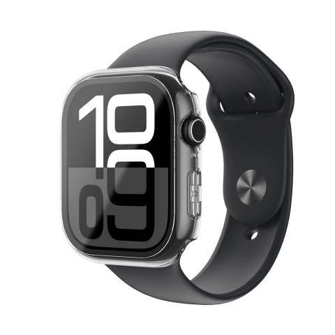 Etui ze szkłem hartowanym AMAZINGTHING Radix Glass do Apple Watch 46mm - przezroczyste