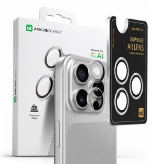 Szkło hartowane AMAZINGTHING AR 3 Lens Glass Full Clear do iPhone 16 Pro / 16 Pro Max - przezroczyste