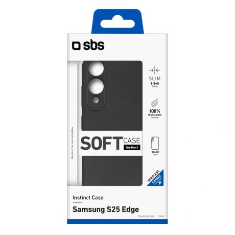 Etui SBS Instinct na Samsung Galaxy S25 Edge - czarne