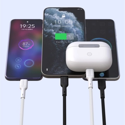 Kabel Dudao L9C 65W USB-C - USB-C 1m - czarny