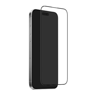 Szkło hartowane Puro Frame na iPhone 17 Pro z aplikatorem i czarną ramką