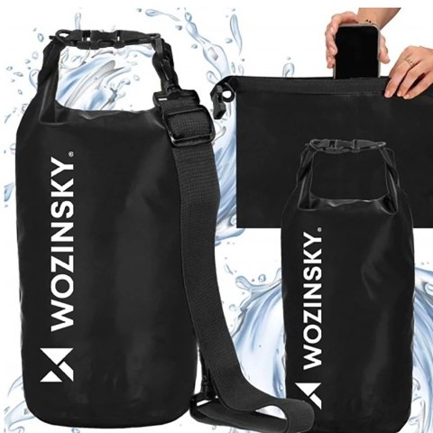 Worek Wozinsky WWK-30 woododporny na kajak sup 30l - czarny