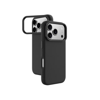 Etui AMAZINGTHING Glamour na iPhone 17 Pro z podstawką kompatybilne z MagSafe - czarne