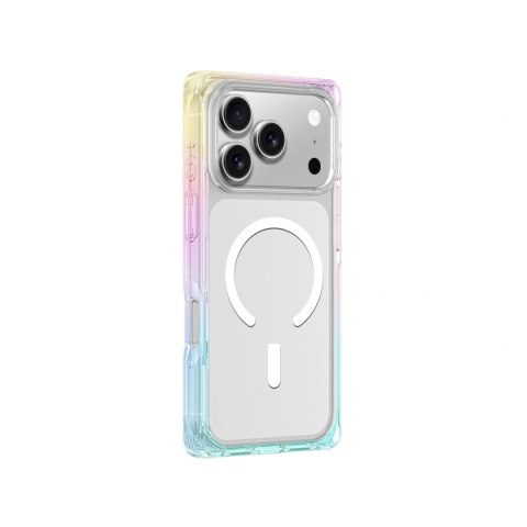 Etui AMAZINGTHING Omni na iPhone 17 Pro Max kompatybilne z MagSafe - przezroczyste-tęczowe