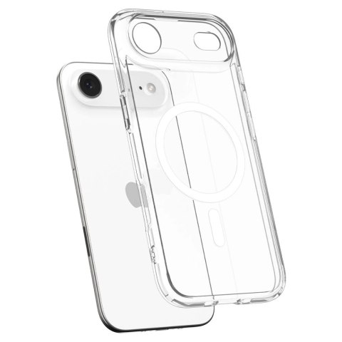 Etui Spigen Ultra Hybrid MagSafe na iPhone 17 Air - przezroczysto-białe