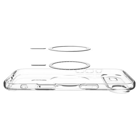 Etui Spigen Ultra Hybrid MagSafe na iPhone 17 Air - przezroczysto-białe