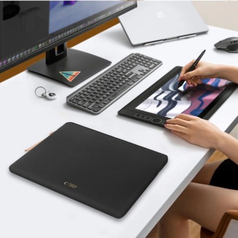 Torba Tech-Protect Fleece na laptopa 13-14- czarna