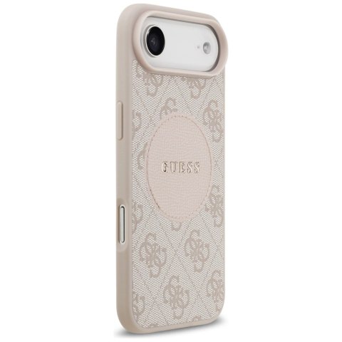 Etui Guess 4G Circle Classic Logo MagSafe na iPhone Air - różowe
