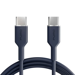Kabel Puro Icon 60W USB-C - USB-C 1,5m - granatowy