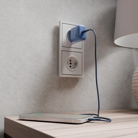 Ładowarka sieciowa Puro Pro Lite 30W USB-C - niebieska