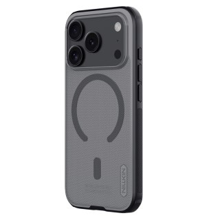 Etui Nillkin Super Frosted Shield Pro kompatybilne z MagSafe na iPhone 17 Pro - przezroczyste czarne