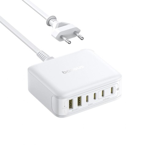 Stacja ładująca Baseus EnerFill FH21 120W 4xUSB-C + 2xUSB-A - biała