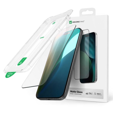 Szkło hartowane AMAZINGTHING Titan Vision 7 na iPhone 17 Pro Max matowe