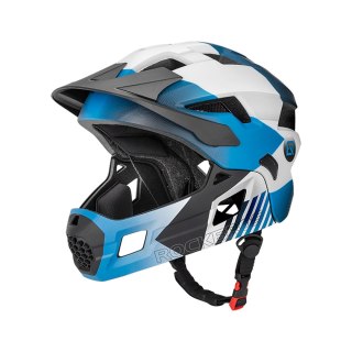Kask rowerowy Rockbros TS-61 10110061001 dziecięcy z odpinaną szczęką rozmiar S (48-52) - niebieski