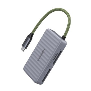 Czytnik kart pamięci Ugreen CM868 USB-C - szary