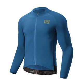 Bluza rowerowa Rockbros YDWT020 Diamond wiosna/jesień/zima rozmiar M - niebieska