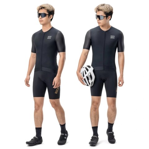 Koszulka rowerowa Rockbros 15200025 z krótkim rękawem rozmiar XL - czarna