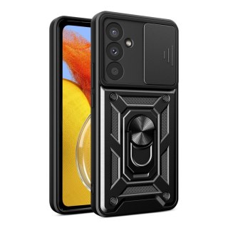 Etui Hybrid Armor Camshield na Samsung Galaxy A37 - czarne