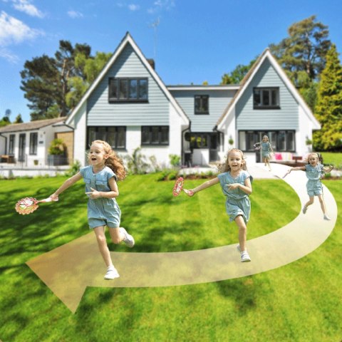 Kamera zewnętrzna Dreame Navo Care SE 1 Outcam z panelem solarnym - biała