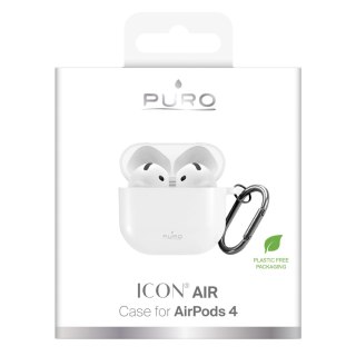 Etui Puro Icon na AirPods 4 - białe
