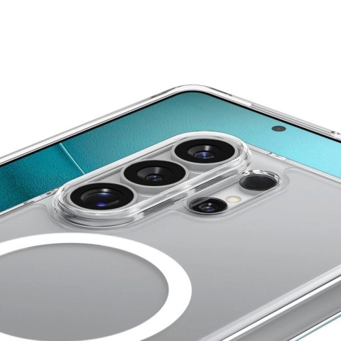 Etui Spigen Ultra Hybrid Mag MagSafe na Samsung Galaxy S26 Ultra - przezroczysto-białe
