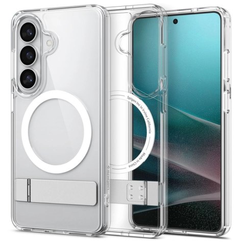 Etui Spigen Ultra Hybrid S Mag MagSafe na Samsung Galaxy S26+ - przezroczysto-białe
