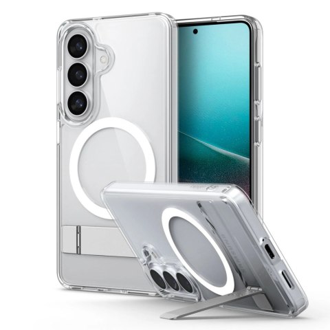 Etui Spigen Ultra Hybrid S Mag MagSafe na Samsung Galaxy S26+ - przezroczysto-białe