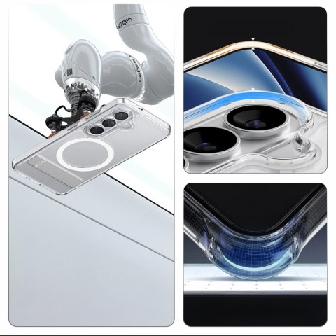 Etui Spigen Ultra Hybrid S Mag MagSafe na Samsung Galaxy S26+ - przezroczysto-białe