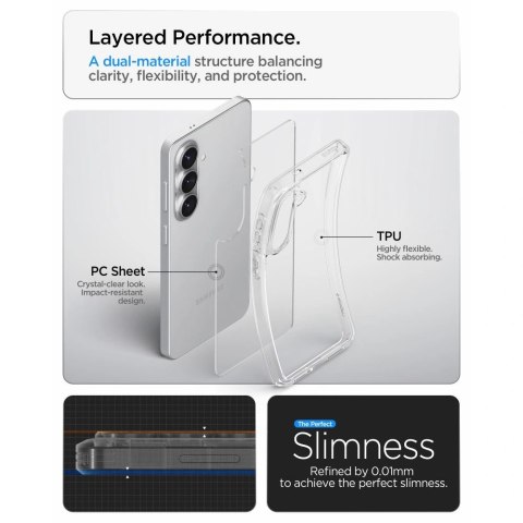 Etui Spigen Ultra Hybrid na Samsung Galaxy S26+ - przezroczyste