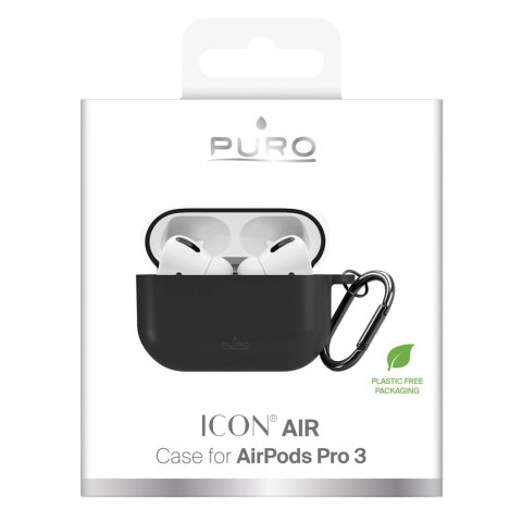 Etui Puro Icon na AirPods Pro 3 - czarne