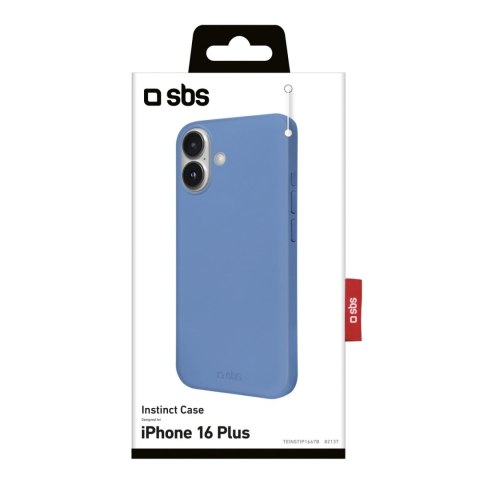 Etui SBS Instinct na iPhone 16 Plus - niebieskie