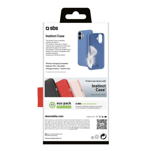 Etui SBS Instinct na iPhone 16 Plus - niebieskie