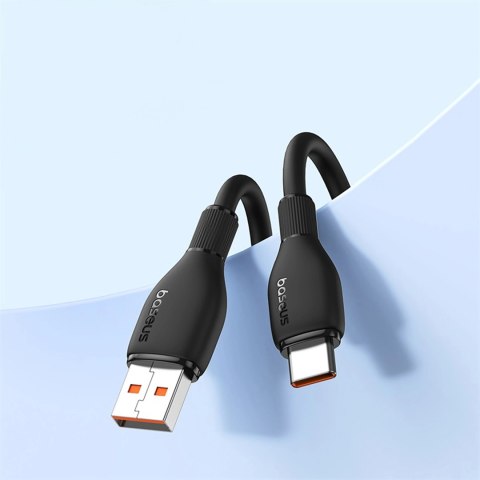 Kabel Baseus Pudding 100W USB-A - USB-C 1,2m - czarny
