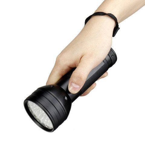 Latarka UV Wozinsky IP65 do wykrywania śladów 51 ledów - czarna