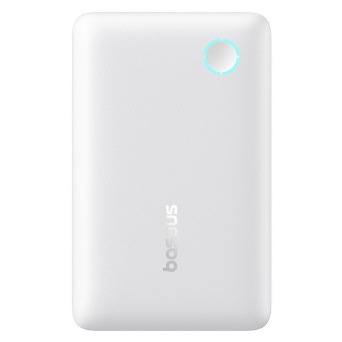 Powerbank Baseus EnerFill FP11 10000mAh 15W z białym kablem USB-C 20V/3A 30cm - biały