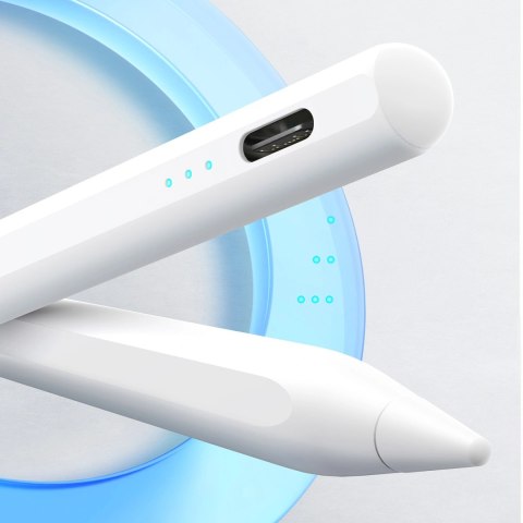 Rysik stylus aktywny Joyroom JR-X9S Pro z 2 wymiennymi końcówkami - biały