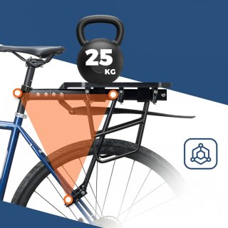 Bagażnik rowerowy Rockbros RBHJ-1 Black Diamond z błotnikiem i szybkim montażem do rowerów górskich 26-29" - czarny