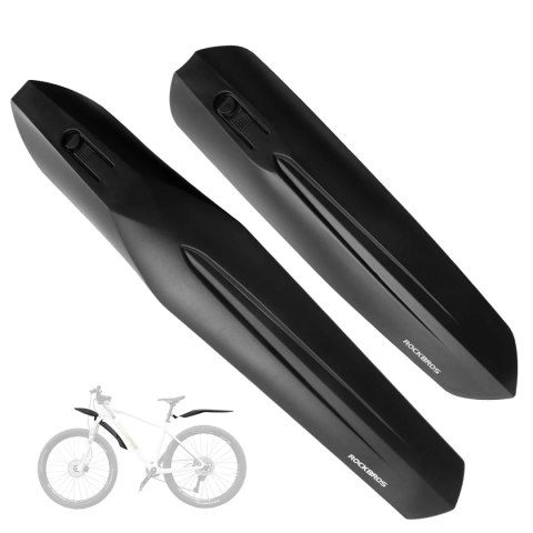 Błotniki rowerowe Rockbros FK-880 przedni i tylny do rowerów 24" - czarne