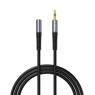 Kabel audio Orico AXF-50 minijack 3,5 mm męski do żeńskiego 5 m - czarny