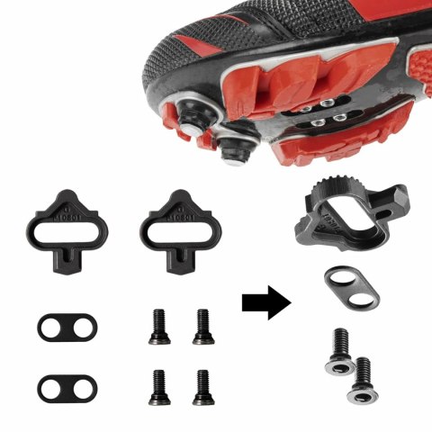 Pedały rowerowe Rockbros PD303 platformowe half-lock - czarne