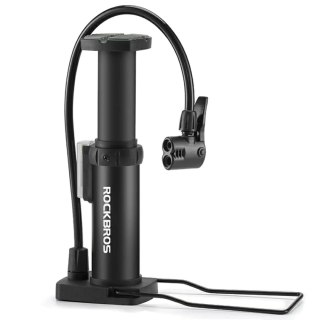 Pompka rowerowa Rockbros 4522L nożna ultralekka - czarna