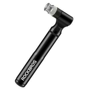 Pompka rowerowa Rockbros JG-PB-11 130 PSI z uchwytem i igłą do piłek - czarna
