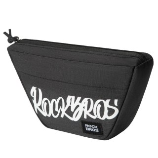 Torba rowerowa Rockbros G011 Flash Journey na kierownicę trapezoidalna 0,7 l - czarna